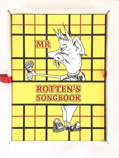 John Lydon. A signed limited edition hardback book Mr Rotten's Songbook, number 331/1000. Comes with slip case and outer box.