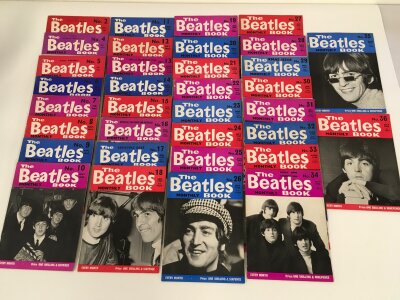 A collection of Beatles Book Monthly magazines comprising 2 and 4 through to 36.