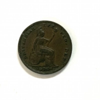 1827 George IV Copper farthing.