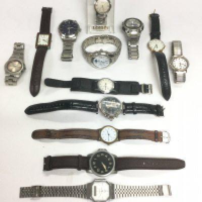 A collection of vintage and fashion watches. Shipping category D.