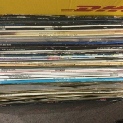 A box of LPs, cassettes , CDS- NO RESERVE
