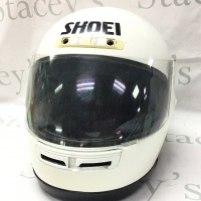 A Shoei motorcycle helmet. This lot cannot be posted