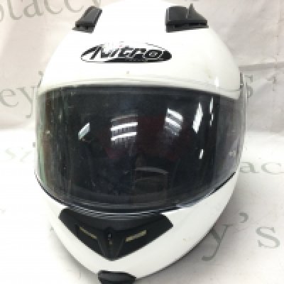 A nitro crash helmet. This lot cannot be posted