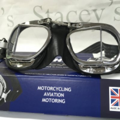 As new unused Halcyon aviation goggles . Postage category B