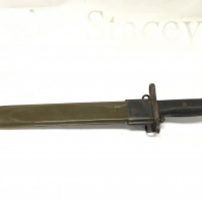 US Grand bayonet dated 1943 blade 24cm ,total length 36cm.