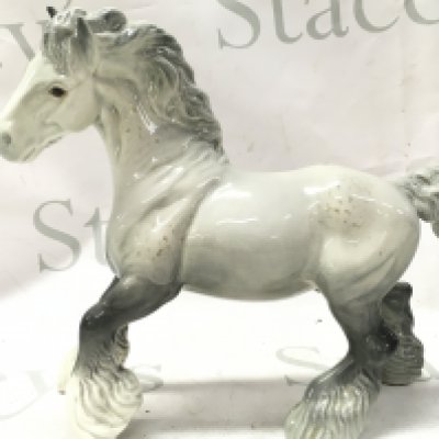 A Beswick Cantering Shrine horse figure, 21cm tall. this lot cannot be posted