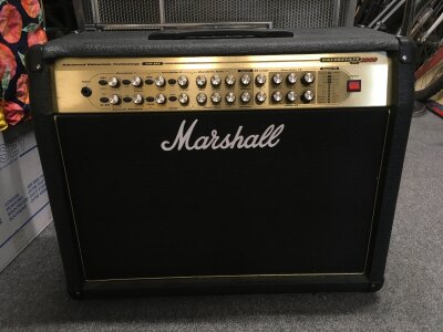 A Marshall Valvestate 2000 AVT275 amplifier with AVT stage foot controller.