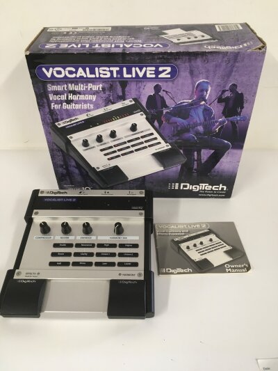 A boxed Digitech Vocalist Live 2.