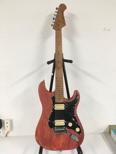 A Fazley Orlando Series electric guitar. Comes with non original retail box.