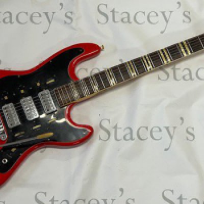 An all original 1964 Hofner Galaxie Solid Body Electric Guitar in Signal Red. In very good condition consistent with age and use. Comes with non original hard case.