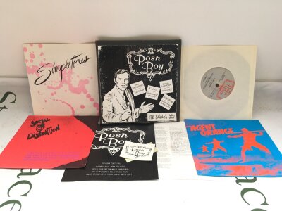 A Posh Boy 7" singles box set complete with inserts.