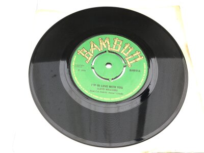 A rare UK reggae 7" single I'm In Love With You b/w Little School Girl by Lloyd Williams, 1970 Bamboo Records BAM-41. Vinyl Ex.