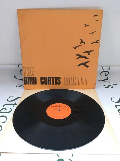 A rare 1968 self titled Bird Curtis Quintet jazz LP, limited to only 100 copies, Tony Pike Music Ltd TPM LP 144. Vinyl VG+, sleeve G.
