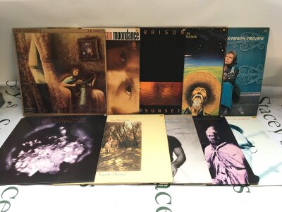 Ten Van Morrison LPs comprising Tupelo Honey, Moondance, TB Sheets and others.