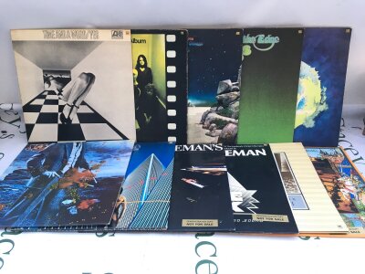 Eleven Yes and related LPs comprising early UK pressings of Time And A Word and The Yes Album plus various others.