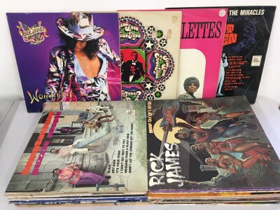 A collection of funk and soul LOs by various artists including Rick James, The Marvelettes, Luther Vandross and others.