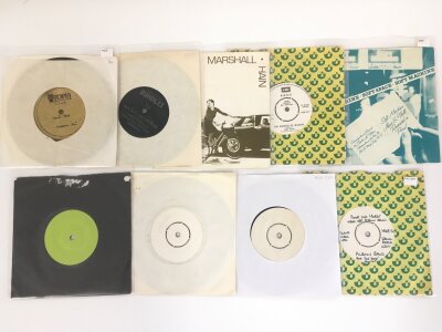 A small collection of promos, test pressings and an acetate. Artists include Soft Machine, Marshall Hain, a test pressing of Deep Purple's Stranger Kind Of Woman etc.