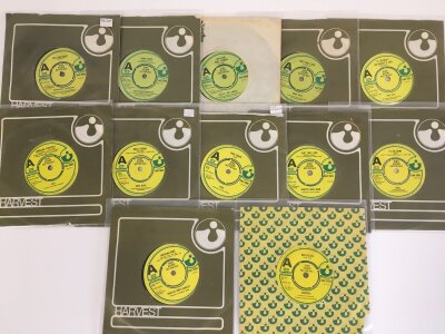 Twelve Harvest label demo discs between HAR 5060 to 5095, artists include Barclay James Harvest, Ariel and others.