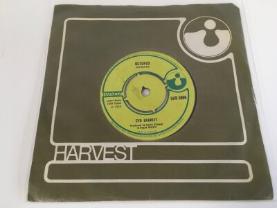 A very rare Syd Barrett 7" single of Octopus b/w Golden Hair HAR 5009. Vinyl EX.