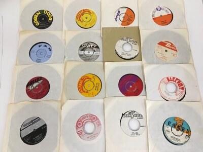 A collection of over 70 reggae and ska 7" singles including Jamaican pressings. Artists include Burning Spear, Bob Marley, Prince Buster and many more.