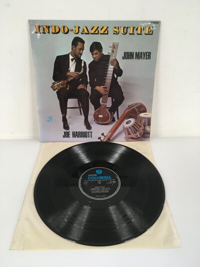 A 1966 first UK mono pressing of the Indo Jazz Suite LP by The Joe Harriott Double Quintet on Columbia SX 6025. Vinyl EX.