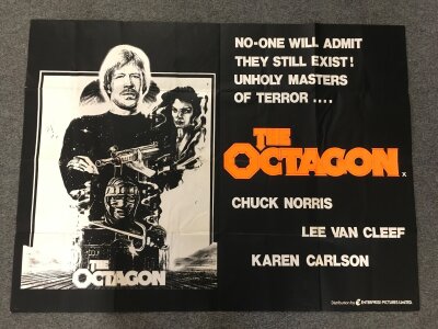 Three UK quad martial arts film posters comprising The Big Octagon, The Big Brawl and King Boxer. All folded with some condition issues.