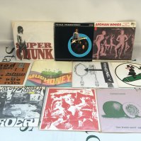 Ten grunge 7" singles by various artists including Mudhoney, Afghan Whigs, Superchunk and others.