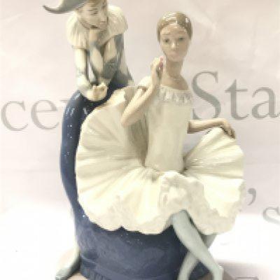 A Nao porcelain figure group, a Dream come true . 30cm tall. This lot cannot be posted.NO RESERVE