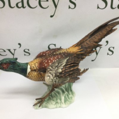 A Goebel figure of a pheasant, approx length 47cm. Shipping category D.