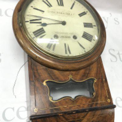 G.spiegelhalter & co Whitechapel Road London clock , 48cm tall 32cm wide.