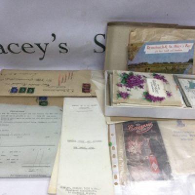 A collection of various ephemera. Shipping category C.