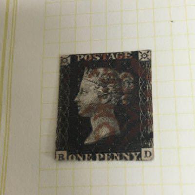 A Royal Mail Stamp album complete containing Unused decimal Elizabeth II Pictorial stamps and other albums of world stamps including an Album of Great Britain stamps including a penny black numerous Penny reds other used Victorian and later stamps. (8)