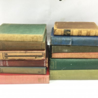 Seven boxes of antique and later books, Various authors including Arthur Conan Doyle,