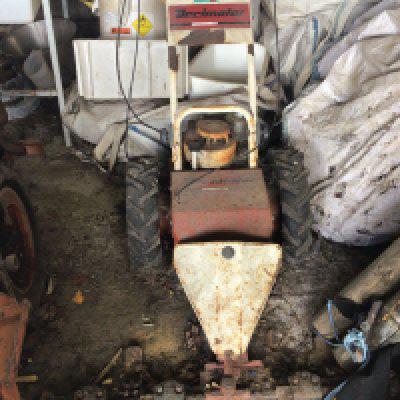 A Decimator Power Scythe for restoration barn stored. Viewing by appointment sold in situ buyer to collect Billericay CM11.