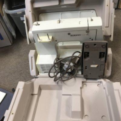 A vintage cased Bernina 801 Matic sewing machine