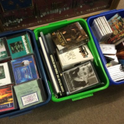 A collection of various CDs and DVDs. This lot cannot be posted