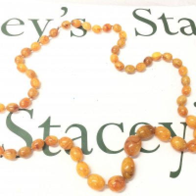 A Butterscotch Baltic Amber Necklace, 110cm 105g