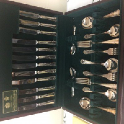 A canteen of silver plated cutlery Arthur Price of England.