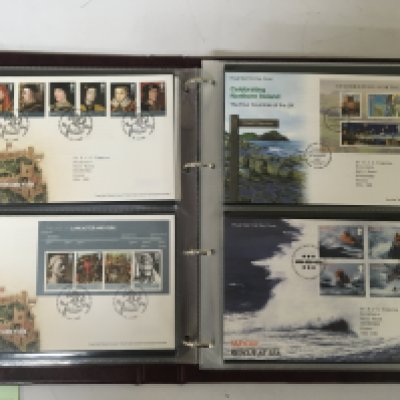 Ten well presented albums of British First day postal covers including some coin covers (10)