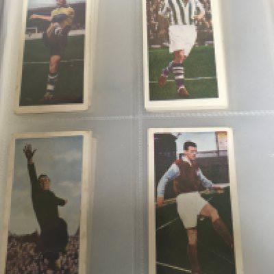 Three albums containing well presented cigarette cards Gallaher famous Footballers Vintage Alice in Wonderland cards Ogdens Boy Scouts Players 1928 footballs and many others.