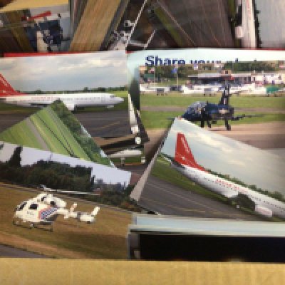A box containing a large collection of Aviation photos mainly aircraft. The collection formulated over many years and predominantly Civil and other aircraft which landed at Southend Airport during the second half of the 20th century there are in excess of 800 photos.